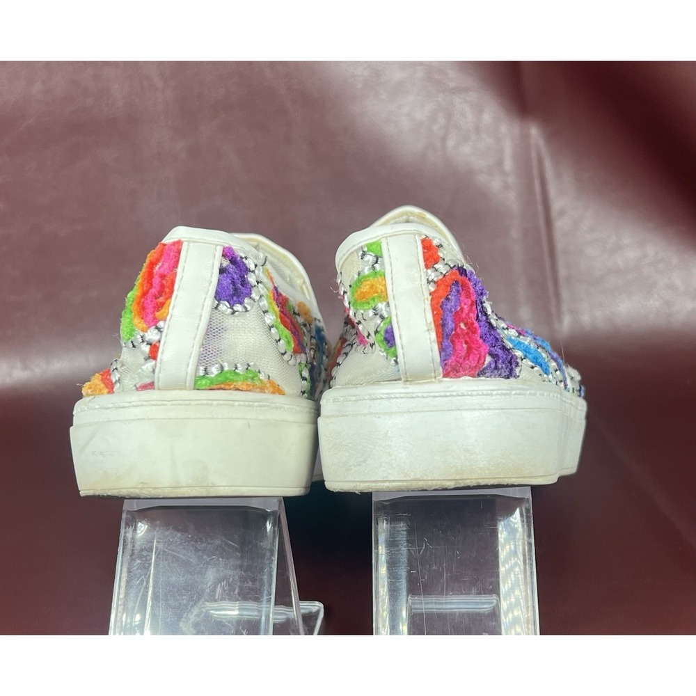 Dirty Laundry‎ Multicolor Beaded Mesh Top Sneakers Women Size 7 - Picture 4 of 7